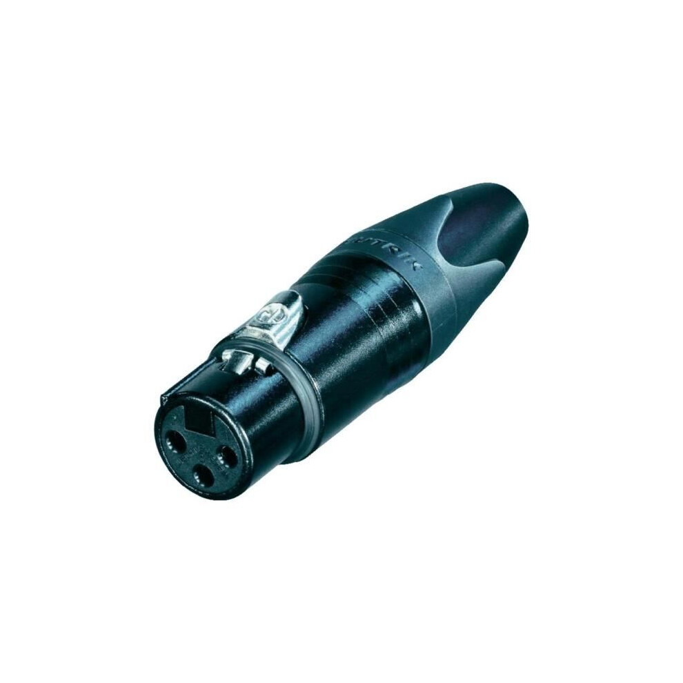 Neutrik Nc3fxx-B 3-Pole Xlr Cable Socket (Black) Black 7613187000201