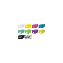 Scatola di immagazzinaggio per DVD - LEITZ - Click Store - Verde - Cartone rigido - 22 DVD