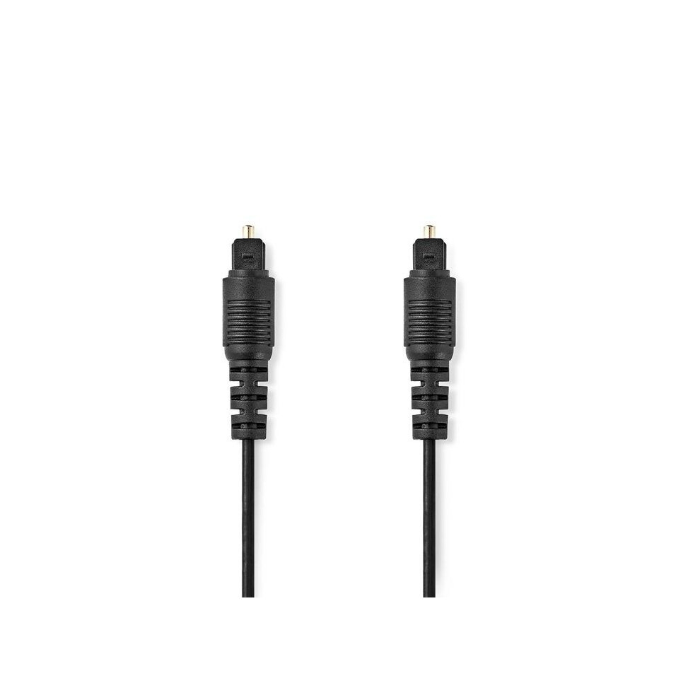 Nedis Schwarz Optisches Audiokabel Toslink Stecker Toslink Stecker 100 M Rund Pvc Box - Bild 4