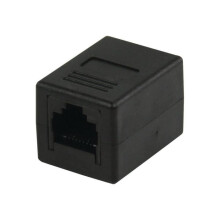 Netzwerkstecker | CAT6 | Ungeschirmt | RJ45 Buchse | RJ45 Buchse | Gerade | ABS | Gehäuse