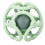 Set de 2 balles NATTOU en silicone 100% - Vert menthe + vert herbe 2