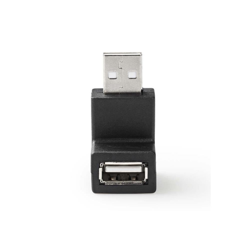 Usb-A Adapter | Usb 2.0 | Usb-A Male | Usb-A Female | 480 Mbps | Round | Nickel Plated | Pvc | | Box Black 5412810421800