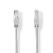 CAT5e network cable | U/UTP | RJ45 male | RJ45 male | 15.0 m | Round | PVC | Gray | Label