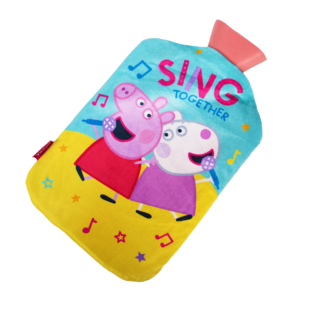 Peppa Pig Sing Together Reversible 2L Hot Water Bottle And Cover