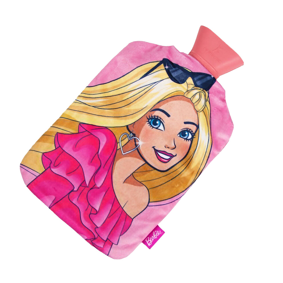 Barbie Reversible Hot Water Bottle And Cover 2L