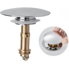 Push The Drain Plug Of The Sink To Pop Out The Plug, Spring Plug TW