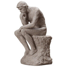 Nordic Thinker Sculpture Resin Statue Sandstone Ornaments Home Decor Retro Living Room Abstract Figu TW