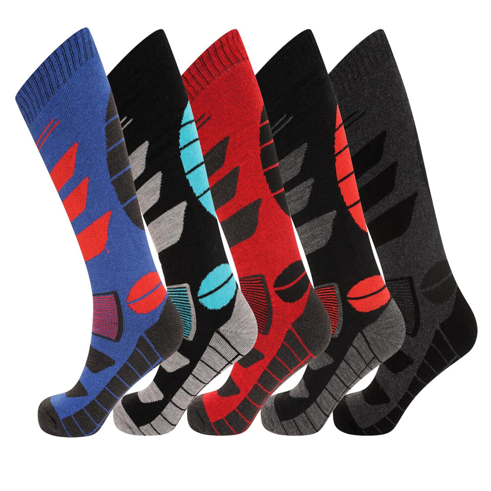 Soxy Mens Thermal Ski Socks (Pack of 5)-image-OPC-PJRVKYC-NEW