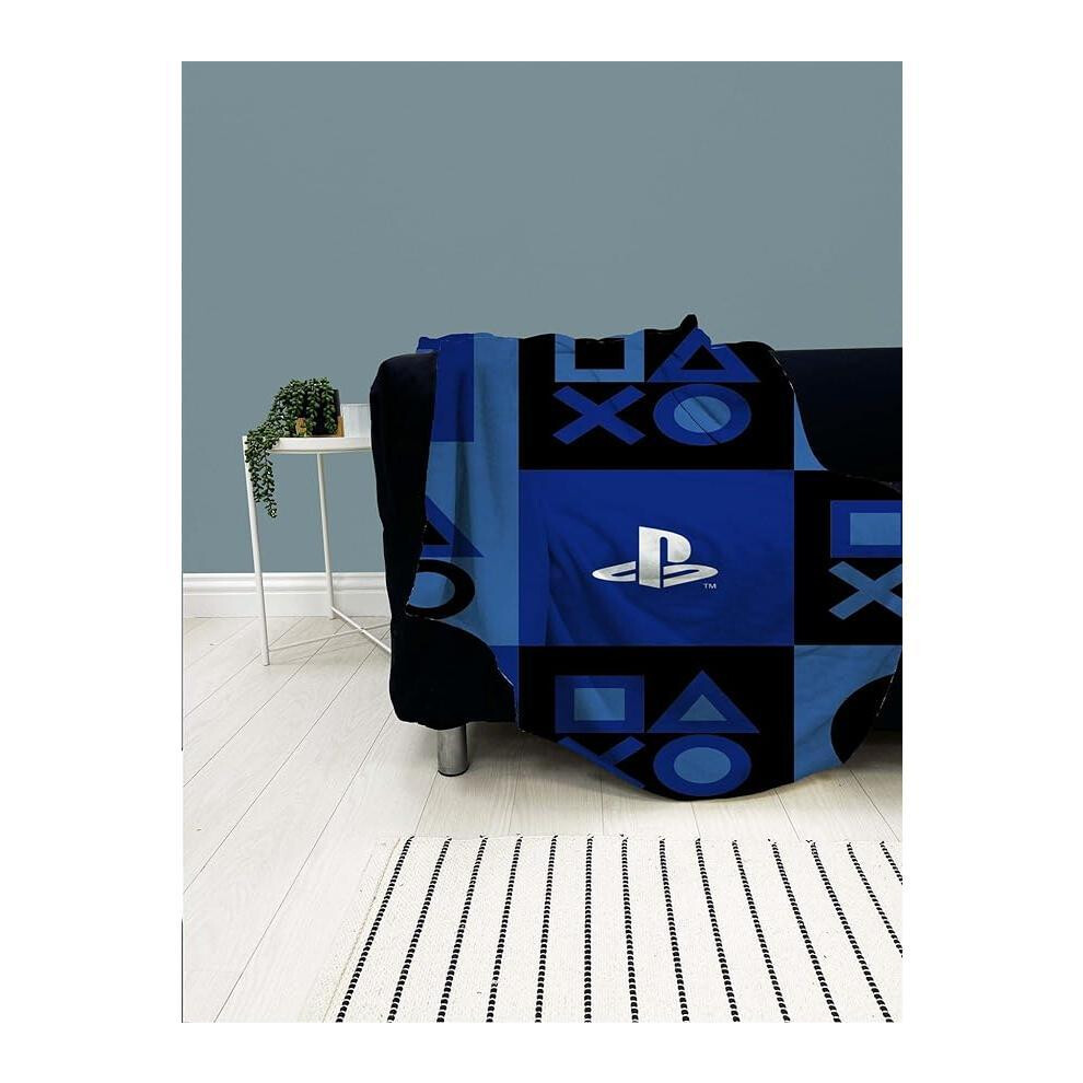 Playstation Fleece Icons Blanket-image-OPC-PJRVMBM-NEW