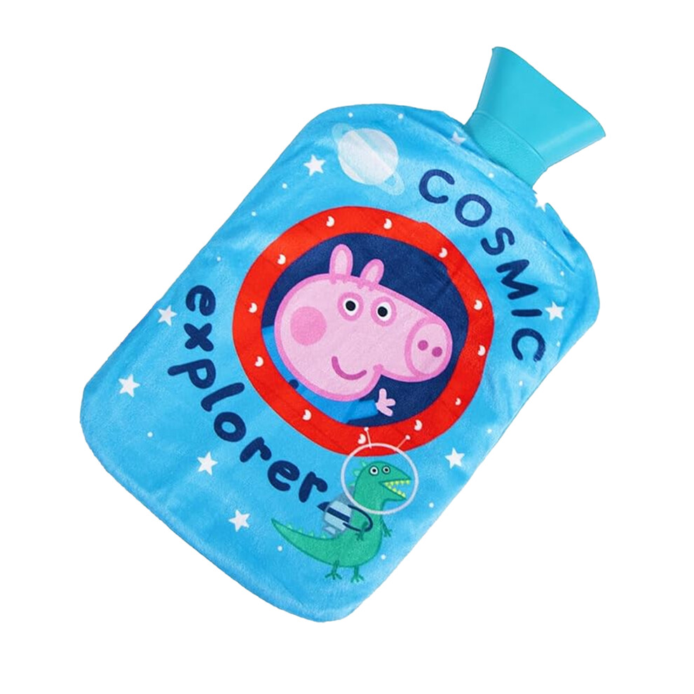 Peppa Pig Reversible Hot Water Bottle And Cover 2L