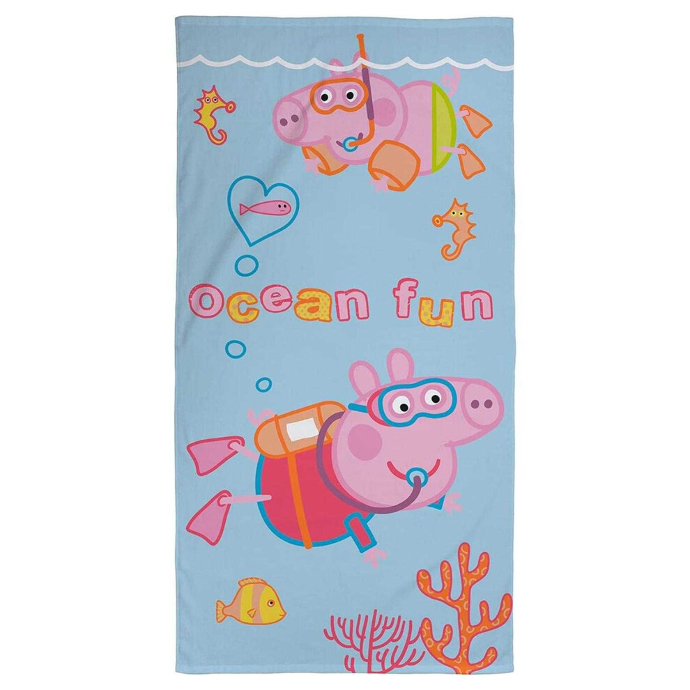 Peppa Pig Ocean Fun Towel-image-OPC-PJRVPC8-NEW