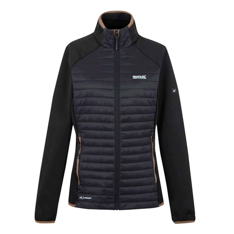 Regatta (20 Uk, Mocha/Black) Womens/Ladies Clumber Hybrid Jacket