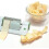 Multi-Function Steel Fruit Vegetable Sheet Slicer Kitchen Gadgets White And Green)(1Pc 19