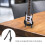 Miniatura di chitarra da scrivania con supporto - Nero 6