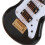 Miniatura di chitarra da scrivania con supporto - Nero 5