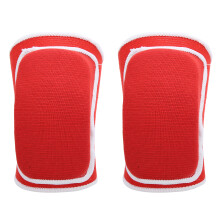 Genouillères pour enfants rouges 3.0oz rembourrées en éponge