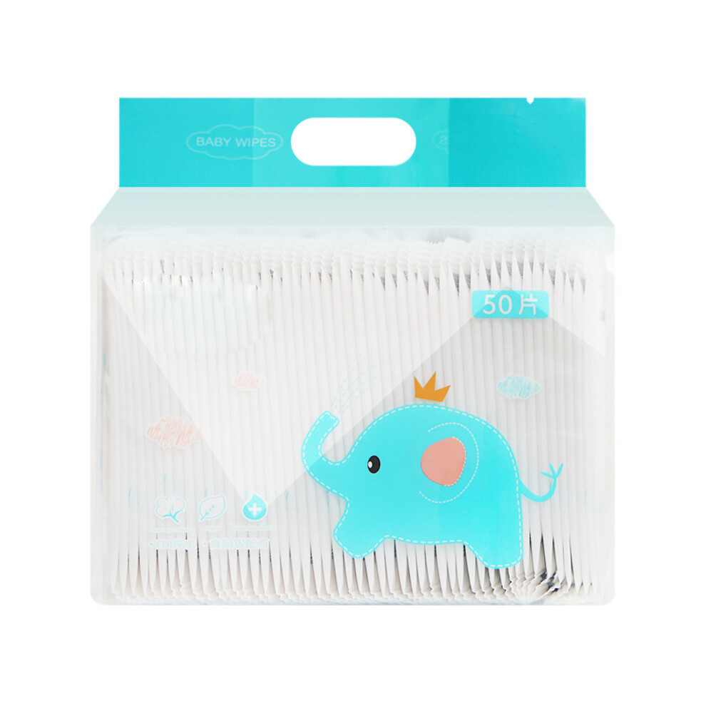 50Pcs/Pack Mini Portable Single Wet Wipes Gentle