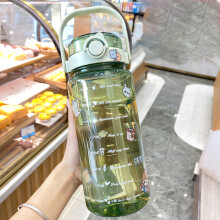 Large Water Bottle 2 Drinking Methods PC PP