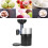Frozen Fruit Dessert Maker Black Easy Cleaning 11