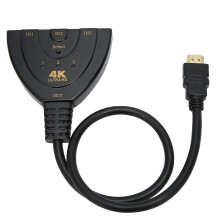 Sélecteur HDMI 4Kx2K 3 entrées 1 sortie Noir 4K 60 Hz