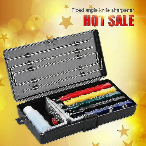 Cutter Sharpener Deluxe 5 Whetstones Set Sharpening System Portable Durable Tool TW 1
