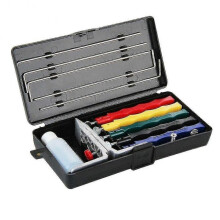 Cutter Sharpener Deluxe 5 Whetstones Set Sharpening System Portable Durable Tool TW