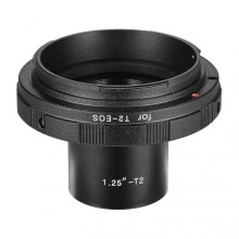 1.25-t2-eos Adapter Ring Photography Accessory Replacement for Canon Eos Camera 1.25 Inch Eyepiece T2 Telescope for Scenery Photography Astrophotograp