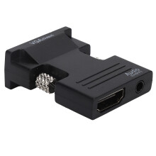 Convertitore da HDMI femmina a VGA maschio, nero