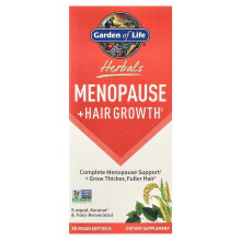 Garden of Life, Herbais, Menopausa + Crescimento de Cabelo, Morango, 30 Geléias Veganas