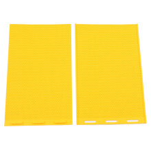 2 pezzi di foglio pressante per cera d'api 5,4 mm giallo 450285 mm