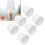 6Pcs White Fabric Lampshade Kit Modern Minimalist 12