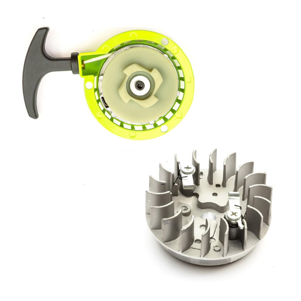 Mini Moto Easy Start Pull Start Pullstart + Flywheel Minimoto Quad Bike Green 5055583048135