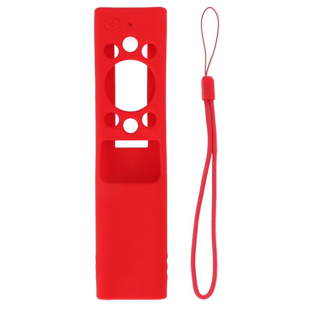 Tv Remote Case Silicone Skin Friendly Anti Slip Red 8195014175324