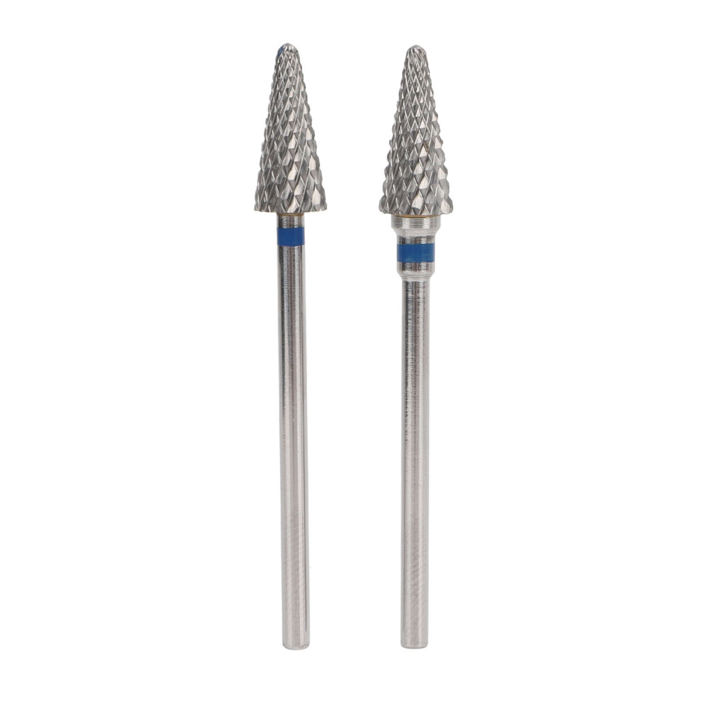 2pcs Tungsten Tapered Nail Drill Bit Rotary