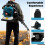 75.6cc 4-Stroke Backpack Leaf Blower,2600w Cordless Gas Leaf Blower 5
