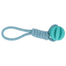 Palla giocattolo in corda di cotone - 31 cm/12.2 in, 136 g, Blu