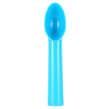 Cucchiaio per gelato blu in plastica PP 18x4x3 cm