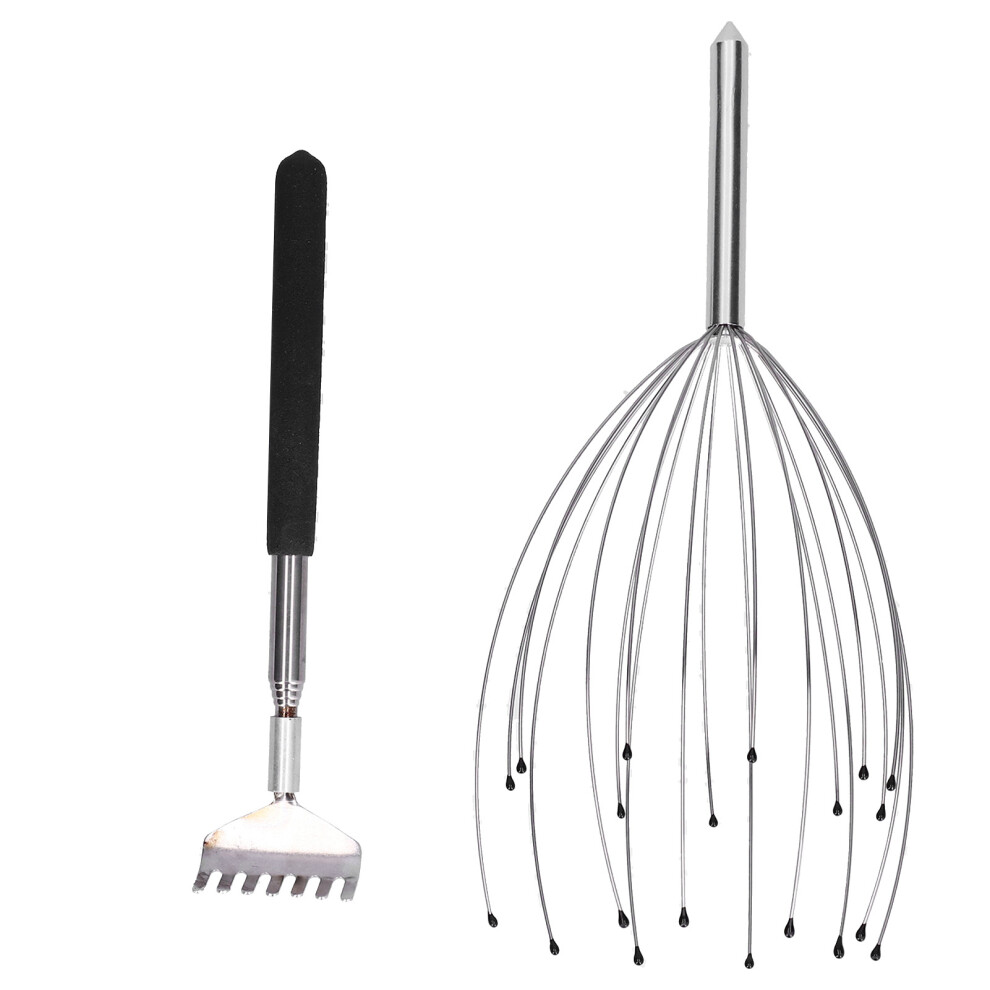 Handheld Scalp Massager Stainless Steel
