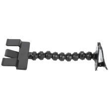 Perche à selfie pour animaux en PVC, porte-clip, 17,6 cm, noir