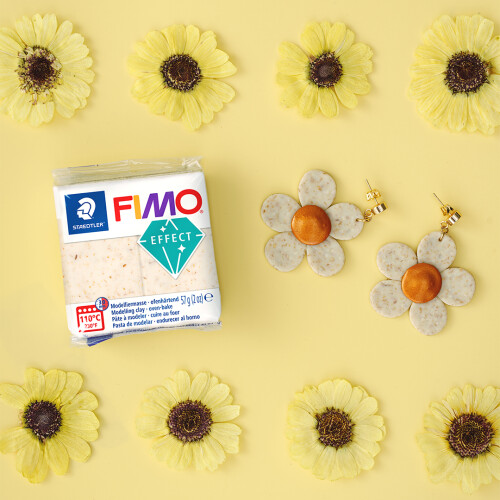Staedtler (Botanical Sunflower) FIMO Effect Polymer Oven Modelling Clay - 57g 2