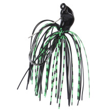 Spinnerbait feuille de saule 18 g noir anti-accrochage