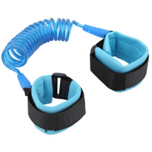 Kinder Anti-Verlust-Handgelenkband Leine für Jungen und Mädchen Verstellbarer Sicherheits-Handgelenkband-Harness Blau 1,5 m / 59,1 Zoll