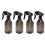 4pcs Hair Spray Bottle Empty Plastic Adjustable 2