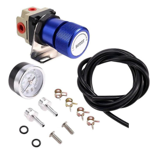 Universal Turbo Manual Boost Controller with Gauge 1-150 PSI SR20DET,Blue 2