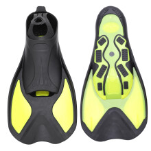 Outdoor Wassersport Schwimmflossen weiche Schnorchel Taucherflossen für Erwachsene Männer Frauen Schwimmchuhe Schwarz Gelb S