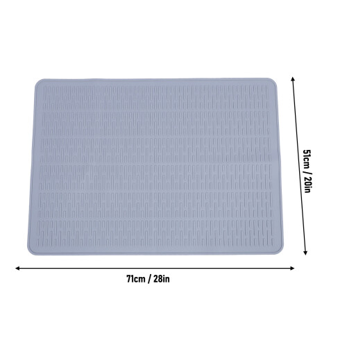 Couverture en silicone pour plaque de cuisson 20x28 po gris clair 1