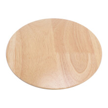 Applique da parete rotonda in legno, diametro 7,48 pollici, legno naturale.