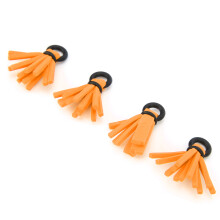 4 pezzi di galleggianti in schiuma per pesca a mosca, arancione, 29 mm / 1,1 in, 3 g