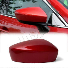 Red Right Passenger Side Car Rearview Mirror Cap Cover for Mazda 6 2014-2016