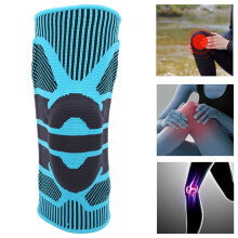 Professioneller Sports-Knieprotektor Elastisches Knieschoner Kollisionsvermeidung Outdoor-Fitness-Ausrüstung XL